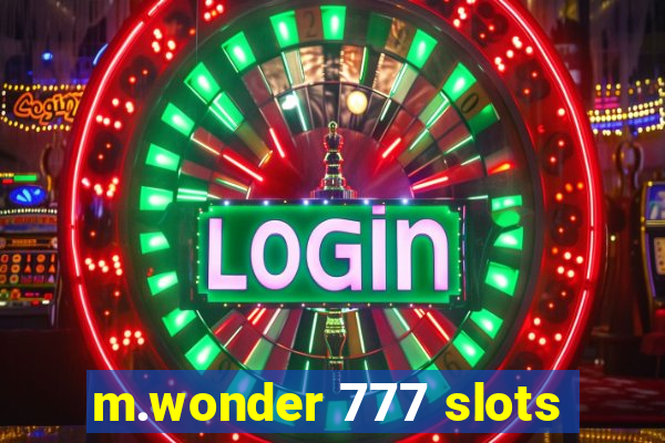 m.wonder 777 slots